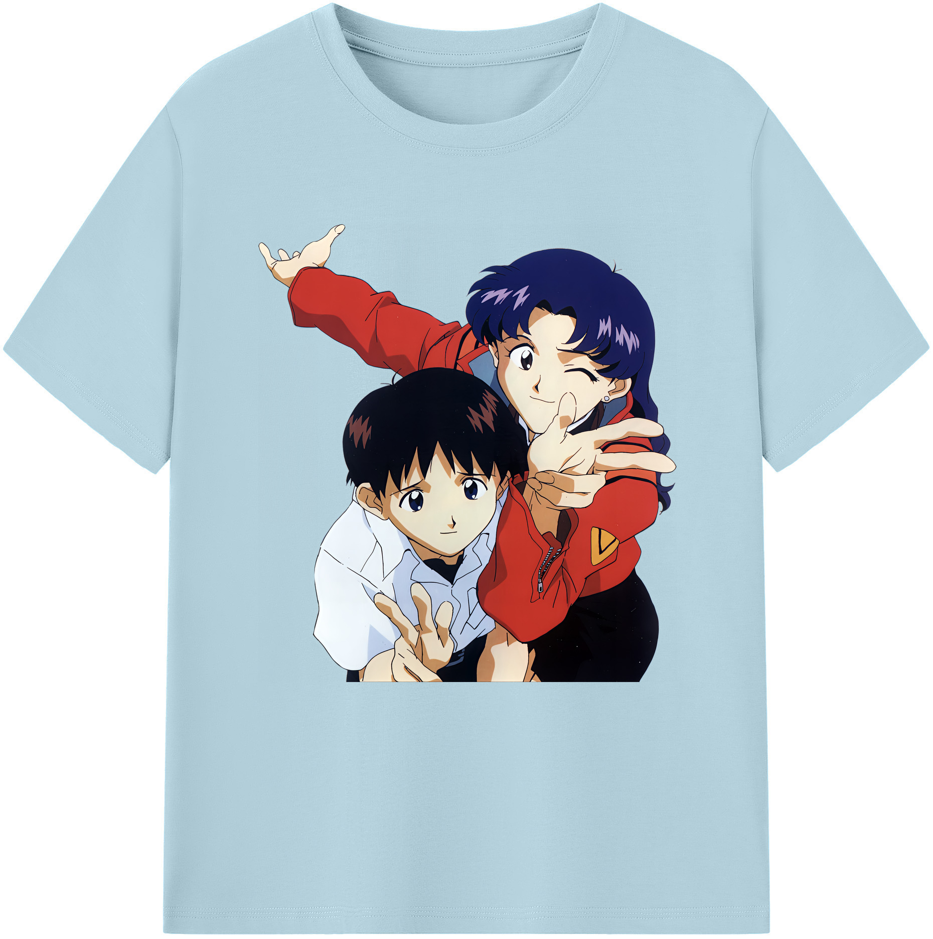 （画像用） EVA 新世紀エヴァンゲリオン 綿100％半袖Tシャツ（フロントプリント）